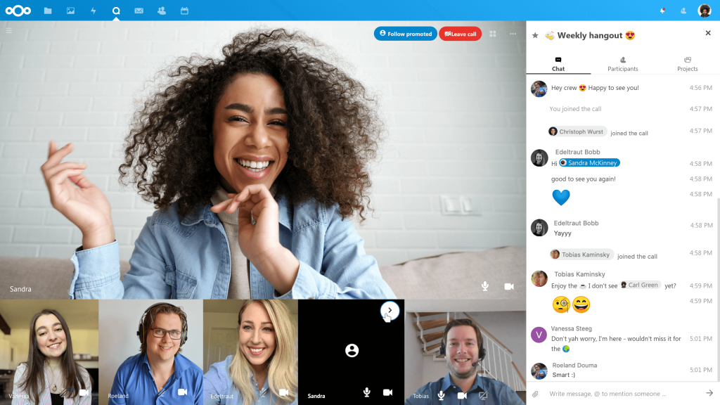 Nextcloud Talk Team Meeting